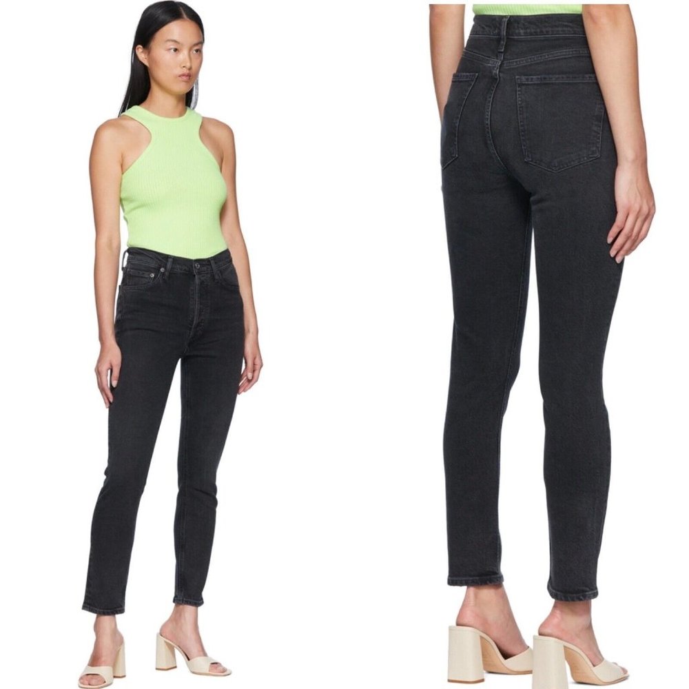 AGOLDE Sophie Mid- Rise Skinny Ankle Jean in Forbid Size 26 NWT